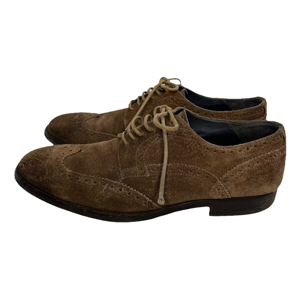 To Boot New York Shoes Men 9.5 wingtip Suede‎ Oxford Italy Leather Adam Derrick